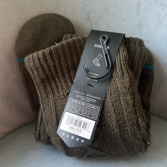 Stance Fleece Lined Winter Sock Heavy Cushion Men M 6 7 8 Women L 8 9 10 - Picture 13 of 15